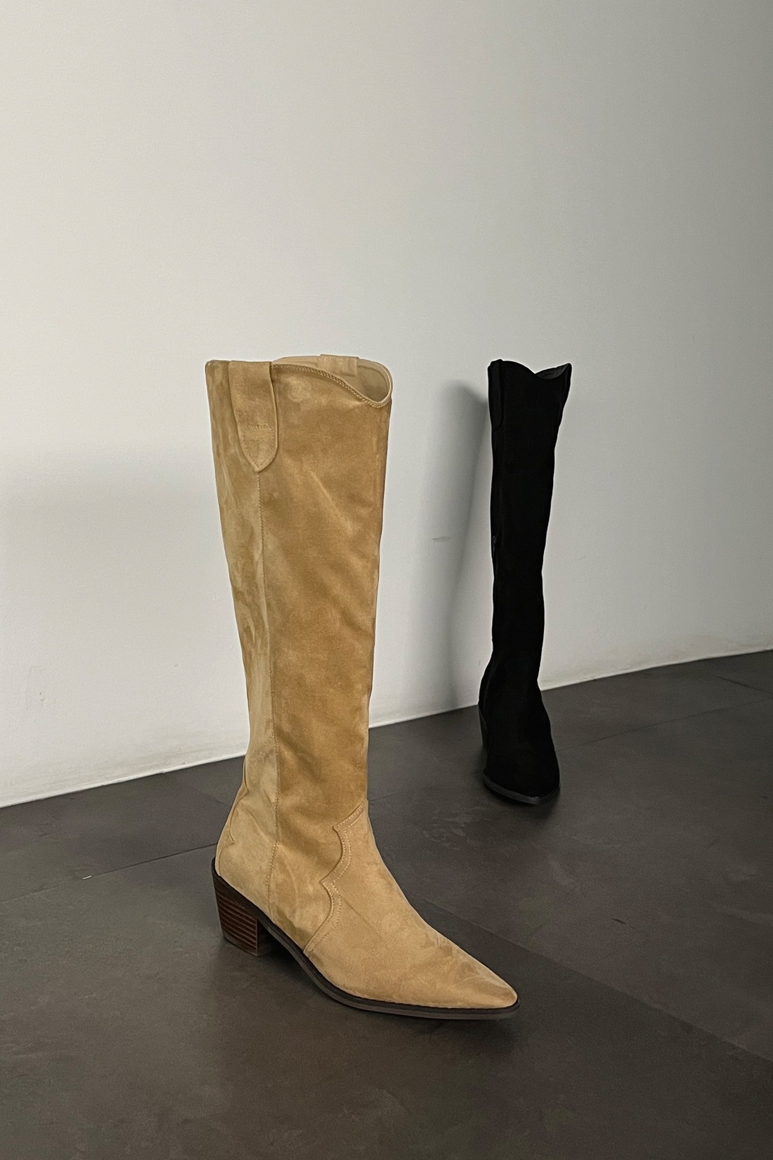 Suede Long Boots (2col)