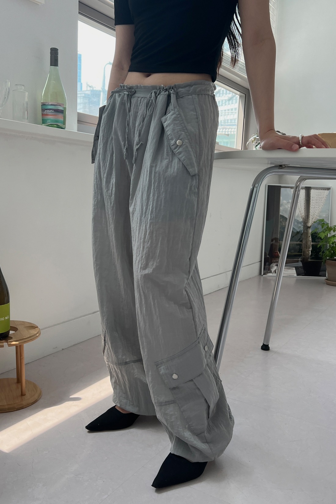 Two Way Cargo Jogger Pants - 2color